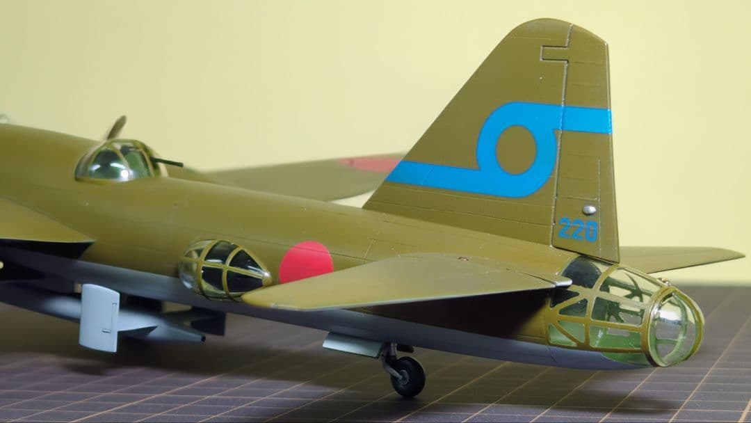 【ダイキ】ハセガワ1/72四式重爆_イ号一型甲搭載機(ケース完成済み)