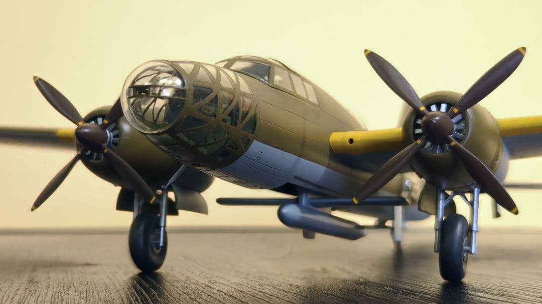 【ダイキ】ハセガワ1/72四式重爆_イ号一型甲搭載機(ケース完成済み)