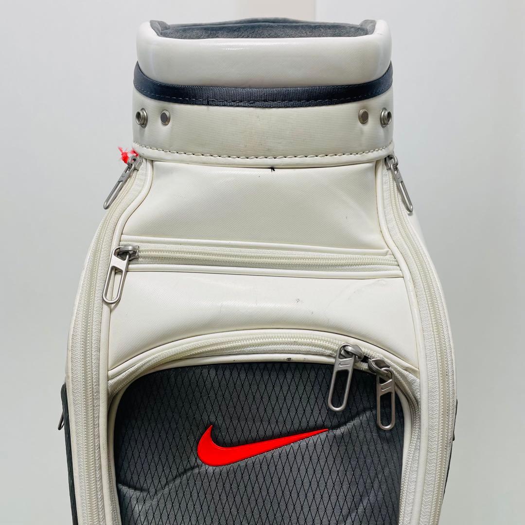 Nike キャディバッグ ホワイト/ブラック/レッド ゴルフ ナイキ メンズ