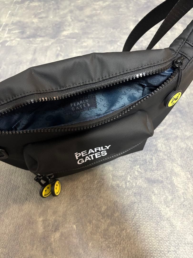 【美品】PEARLY GATES パーリーゲイツ　ボディバッグ　ウエストポーチ