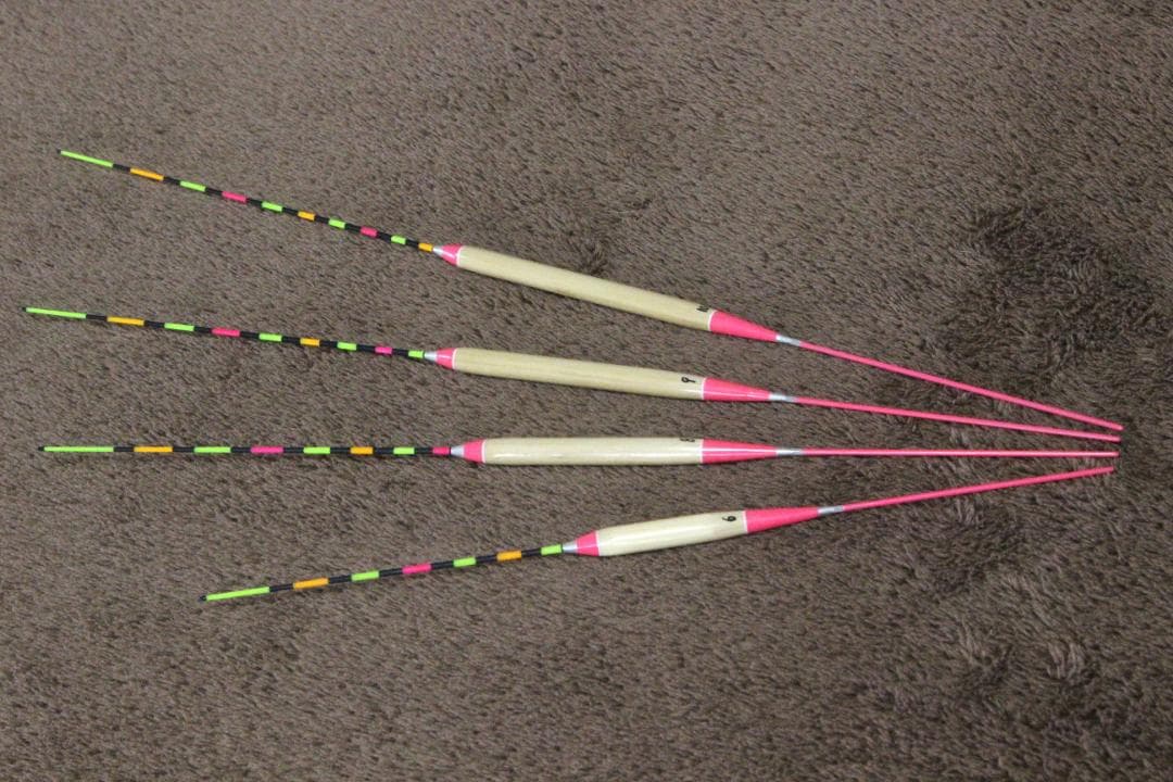 ヘラ浮きパイプトップ４本セット (ピンク) 新品未使用