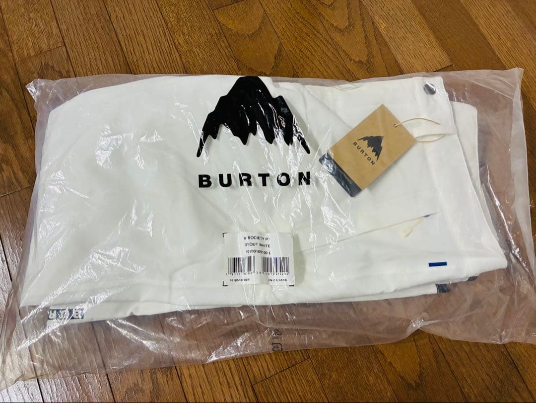 BURTON スノーボードパンツ ホワイト 新品　Lサイズ