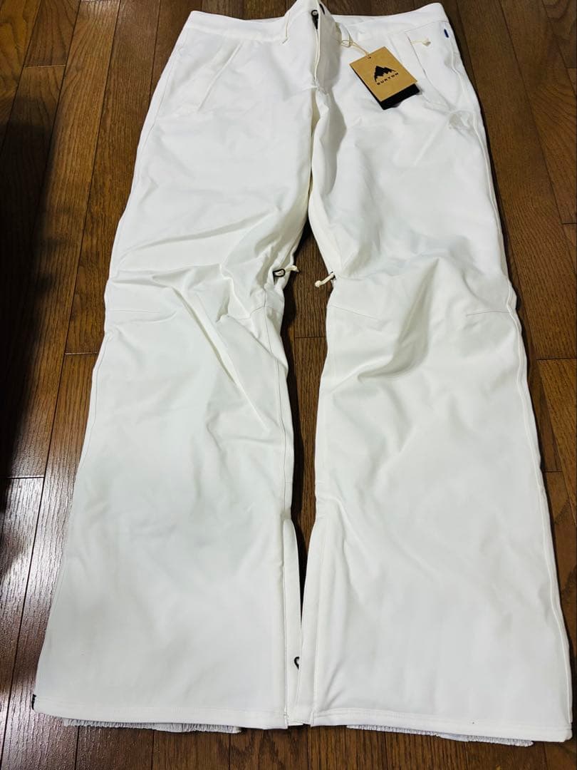 BURTON スノーボードパンツ ホワイト 新品　Lサイズ