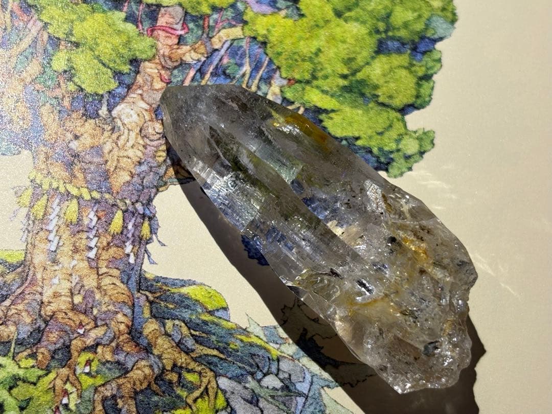 おまとめガネッシュヒマール水晶ポイント　レコードキーパーセルフフィールド透明度高