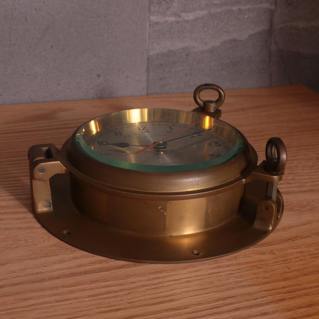 ラッツ&スター様 動作OK 真鍮製 SHIP'S CLOCK シップズクロ