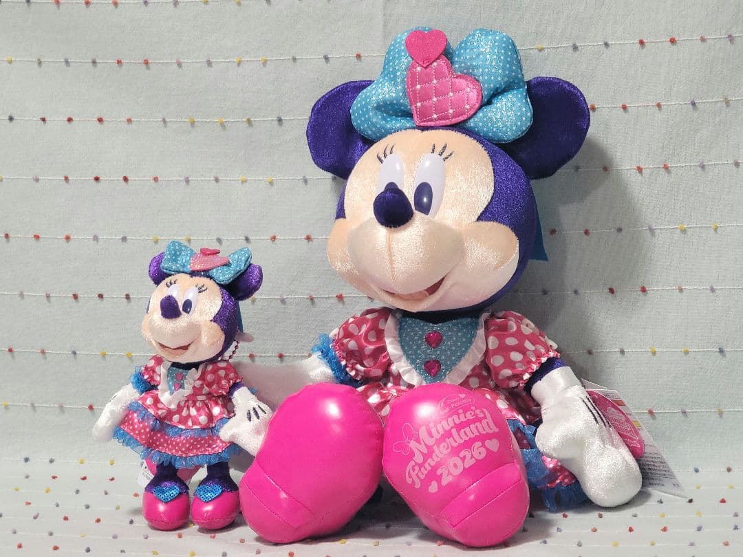 美品❤ パルパルーザ ミニーのファンダーランド ぬいぐるみ ぬいぐるみバッジ
