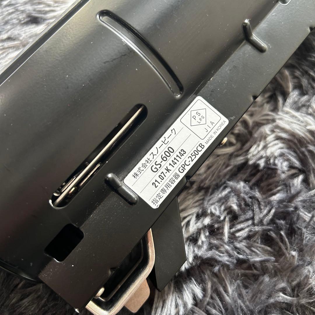 極美品✨peak　&CAMPバーナー　GS-600　ブラック