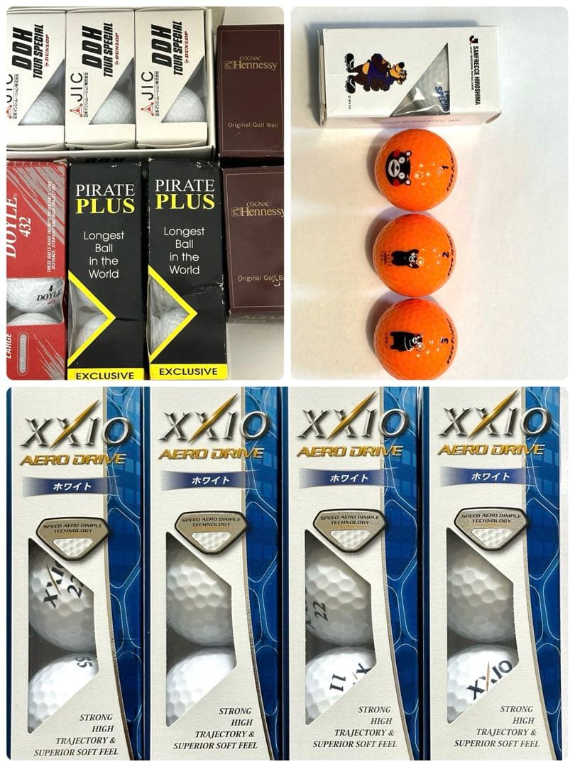 未使用ゴルフボール 36個 ゼクシオ ダンロップ ブリヂストン　くまもん他