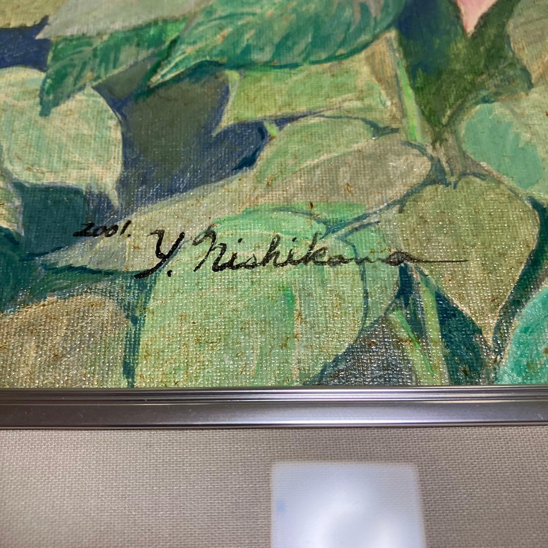 バラの油彩画 西川善有さん