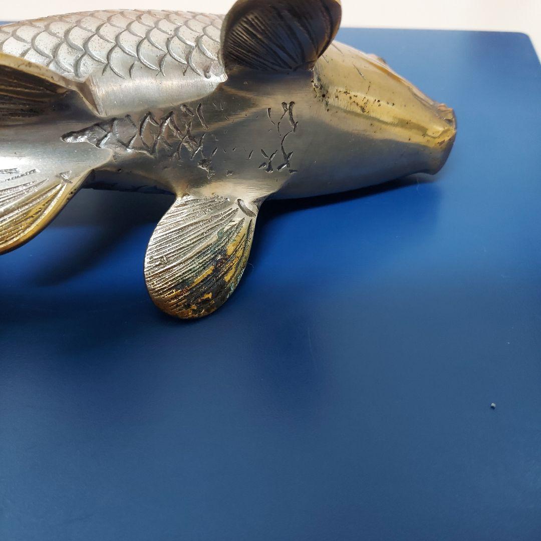 鯉の置物　銅性　　MINTON