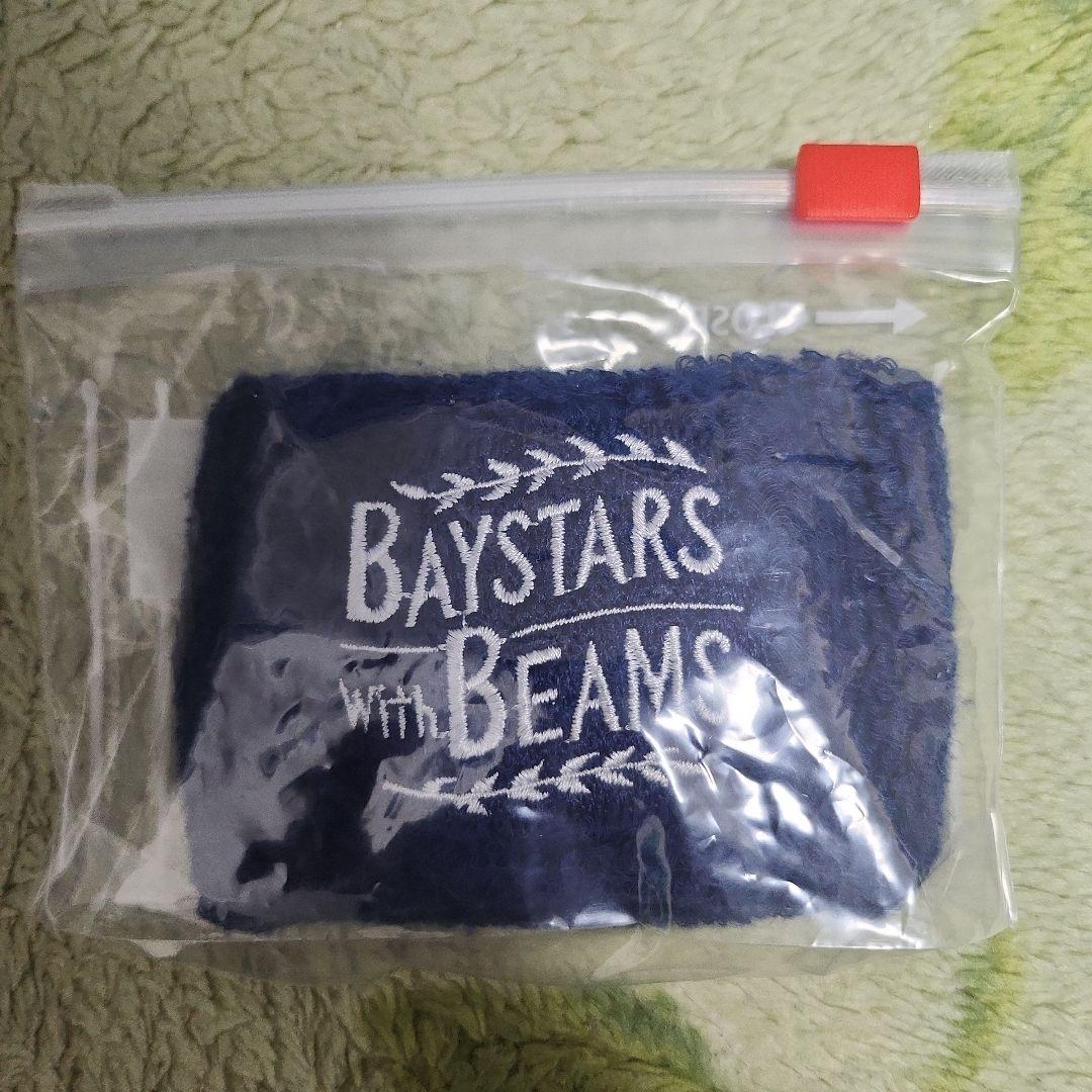 BAYSTARS with BEAMS ネイビー リストバンド