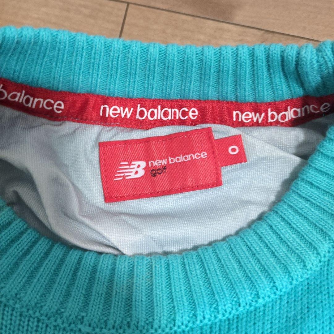 NEW BALANCE ニットセーター ターコイズゴルフ　レディース