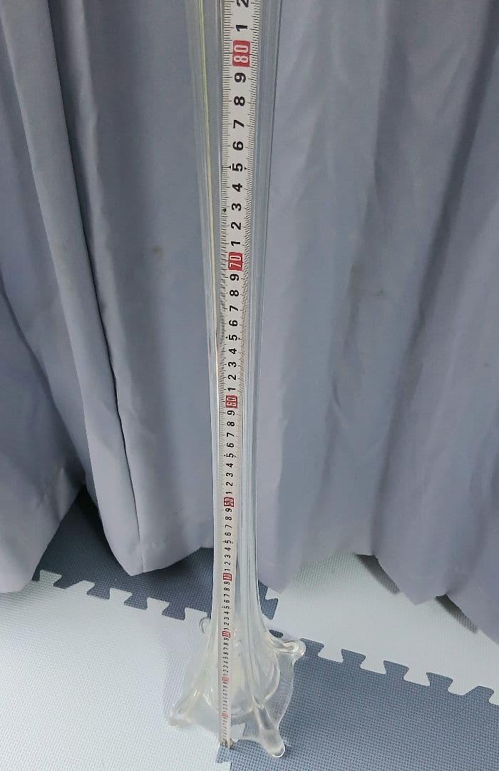 ガラス製 フラワースタンド 花瓶 花器 「縦約100㎝」