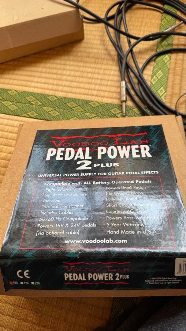 Voodoo Lab pedal power 2plus パワーサプライ