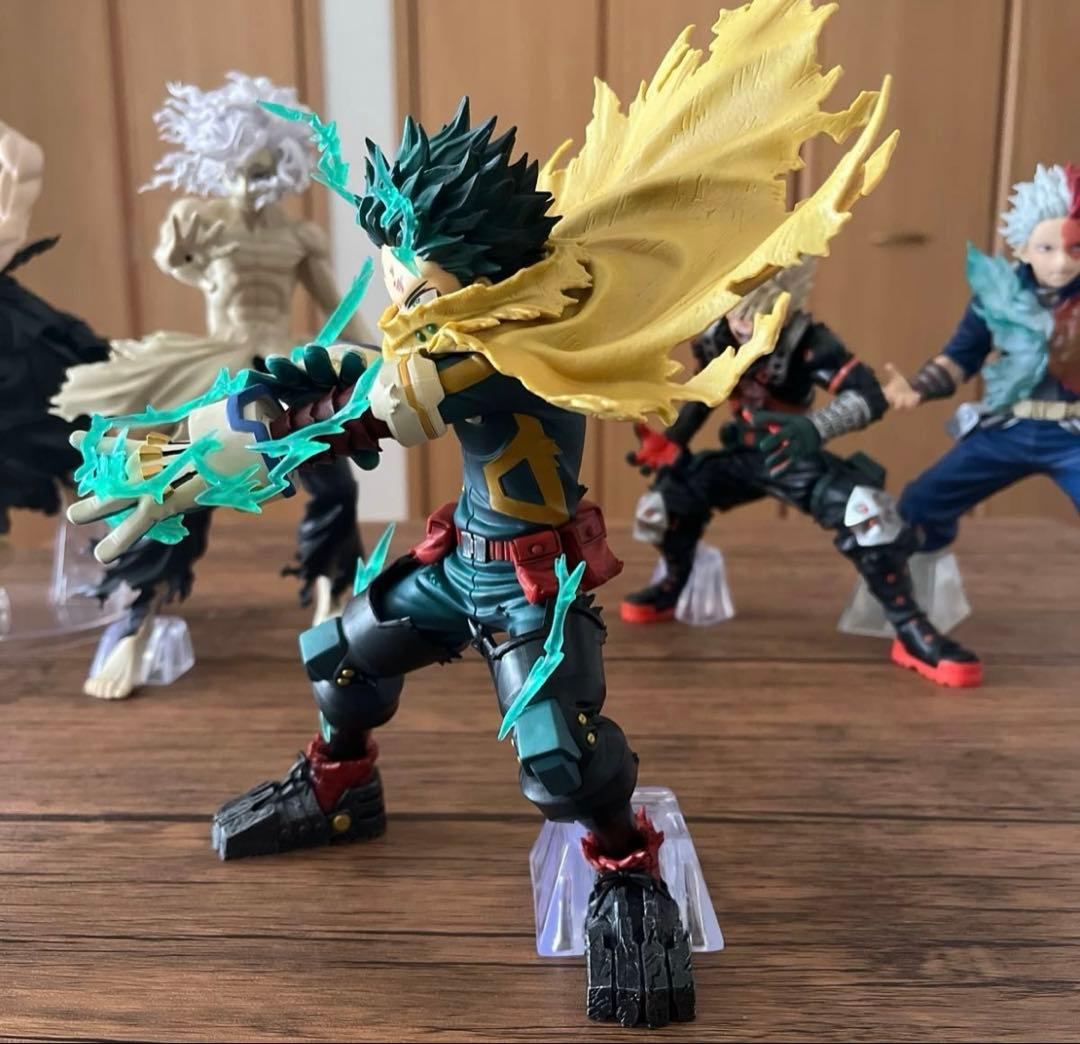 一番くじ ヒロアカ 緑谷 爆豪 轟 死柄木 オールフォーワン フィギュアセット