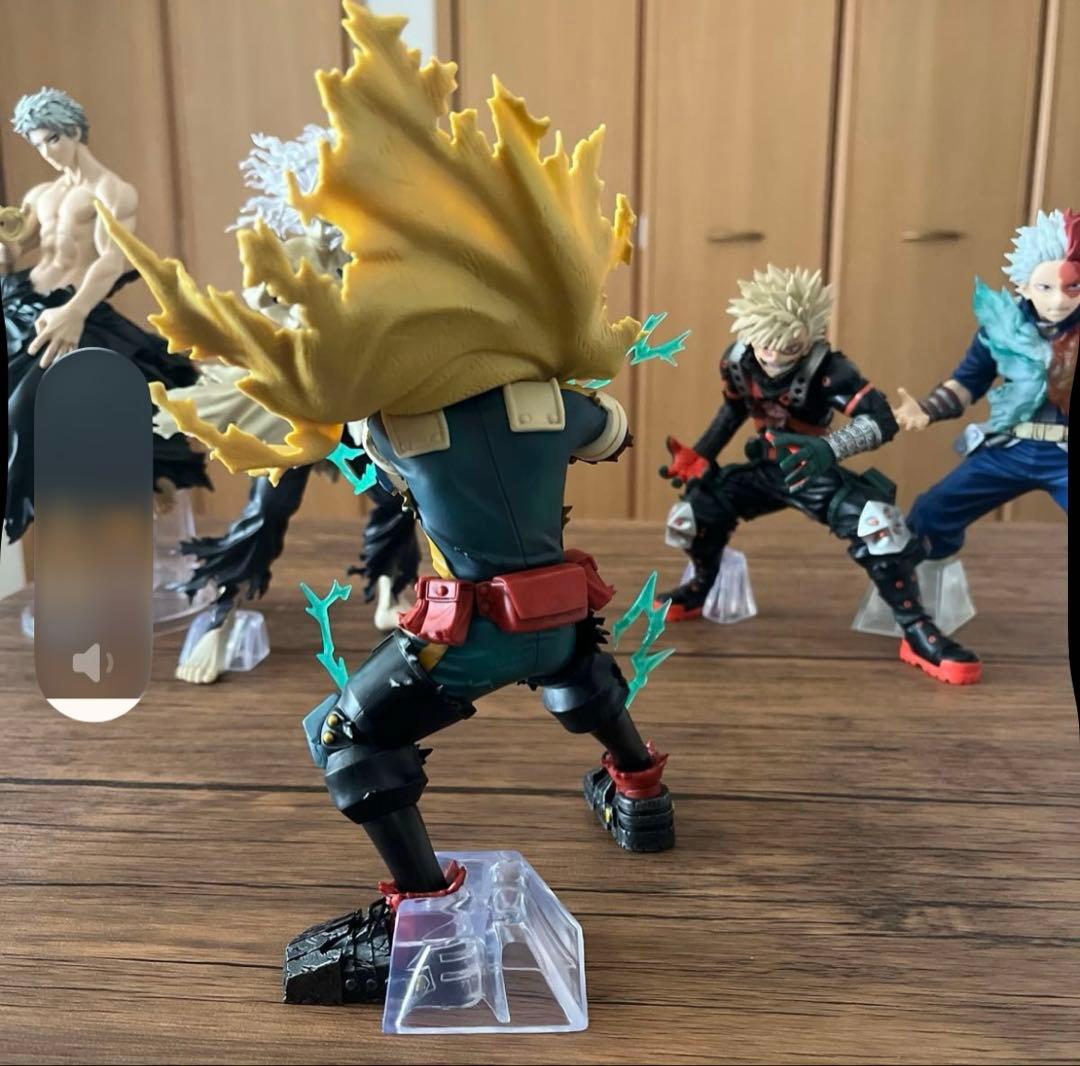 一番くじ ヒロアカ 緑谷 爆豪 轟 死柄木 オールフォーワン フィギュアセット