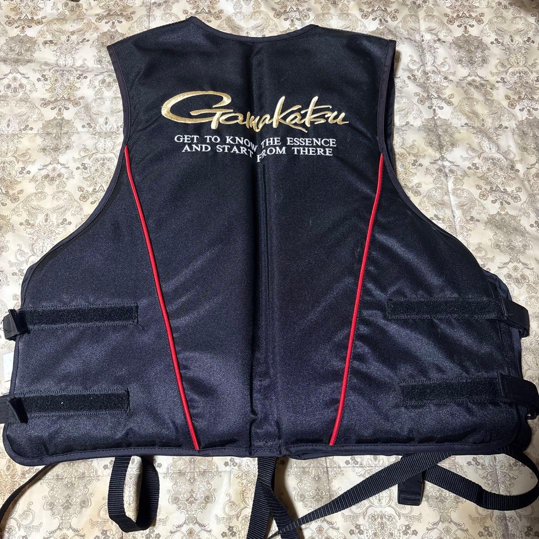 Gamakatsu フィッシングベスト ブラック