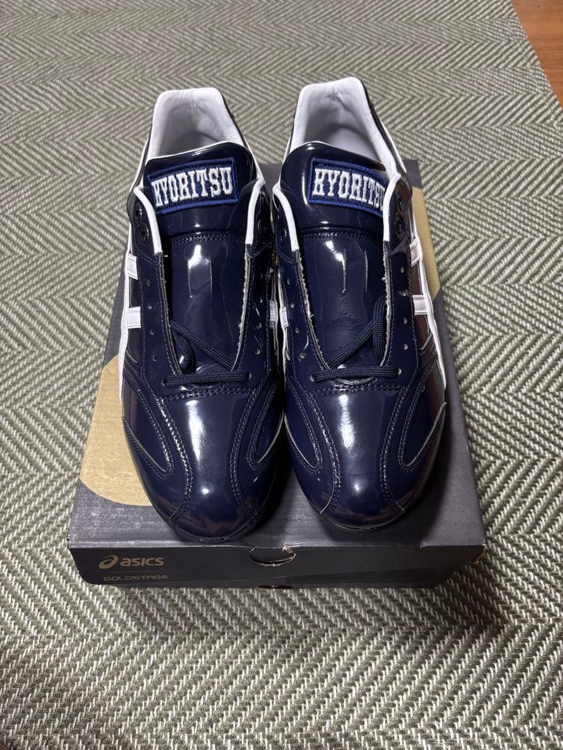 ASICS KYORITSU スパイク ネイビー/ホワイト