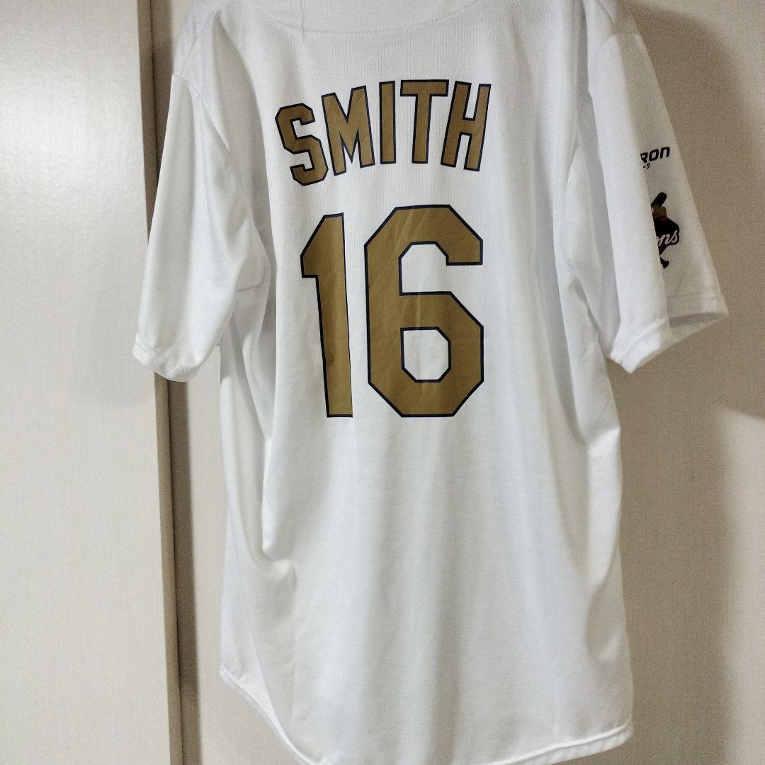 ドジャース ゴールドプレーヤージャージ 16 SMITH　Мサイズ