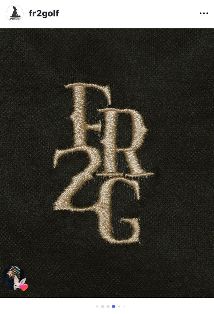 FR2GOLF 新作オンライン完売品　ポロシャツ　ブラック2XL