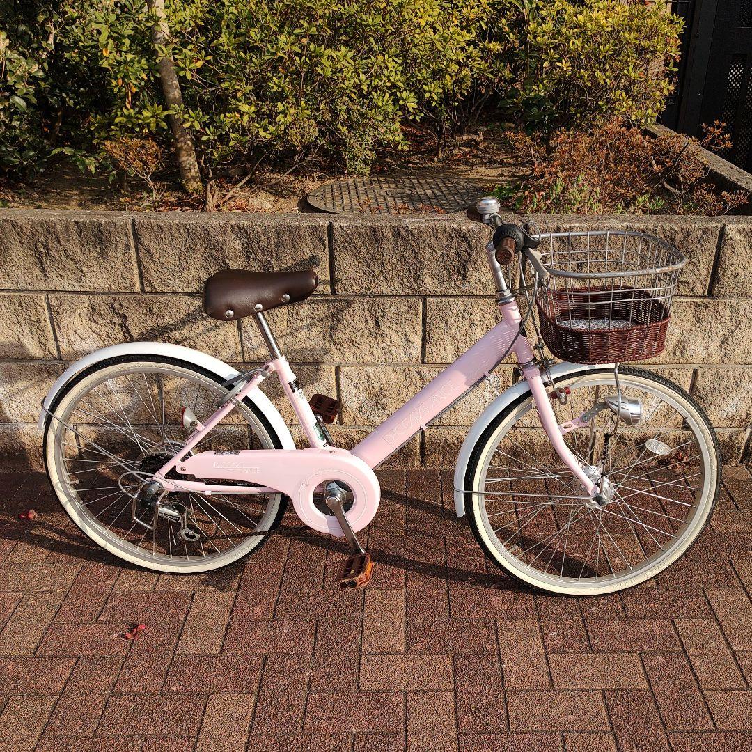 子供用自転車 22インチ ピンク 6段変速 アサヒサイクル購入