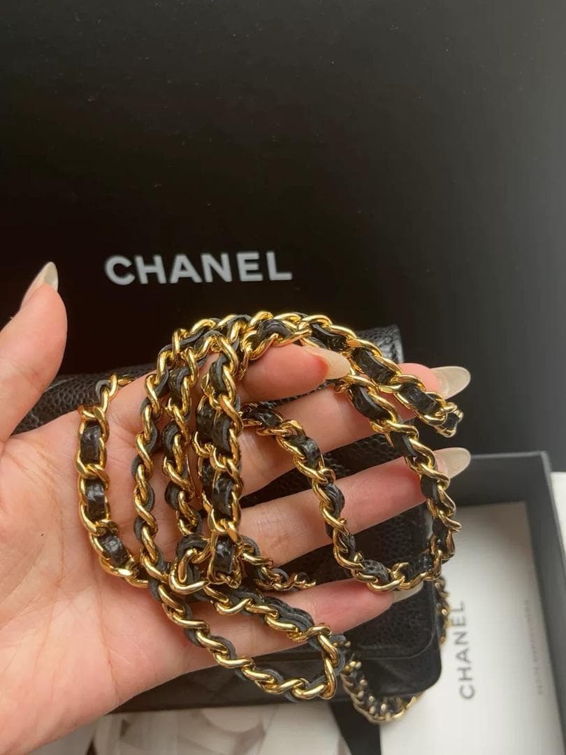 CHANEL チェーンウォレットゴールド金具*-*~