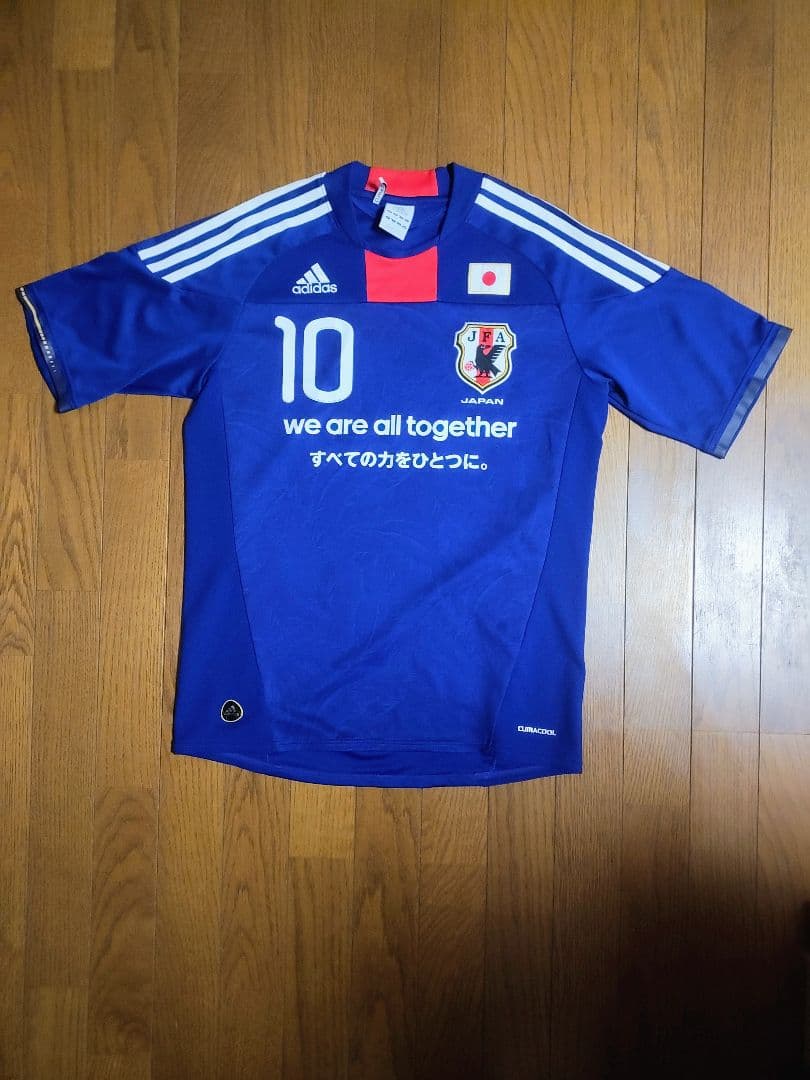【処分】サッカー　レプリカ　ユニフォーム　Mサイズ相当　5点セット　日本代表