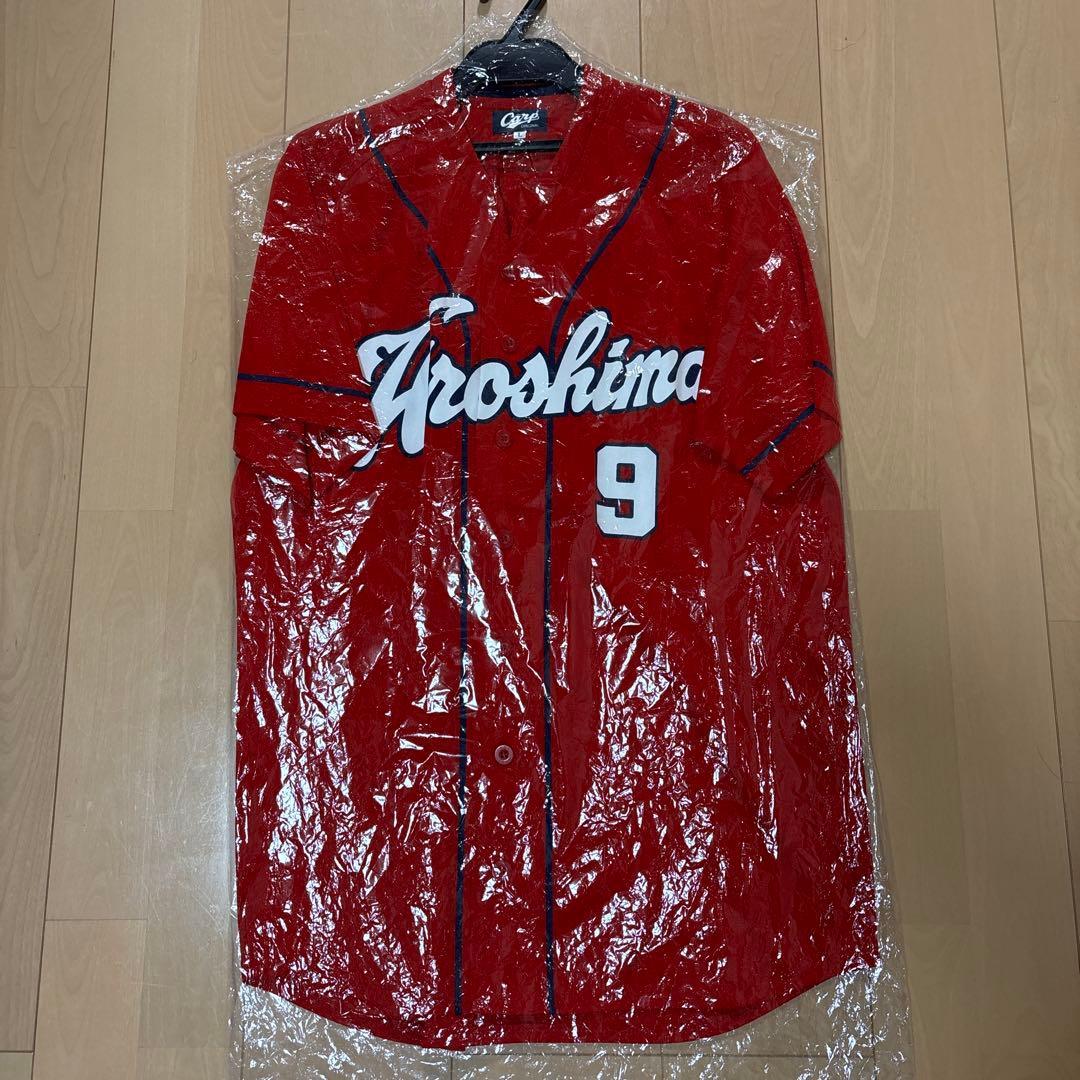 広島 マル 9番 ユニフォーム 赤　カープ