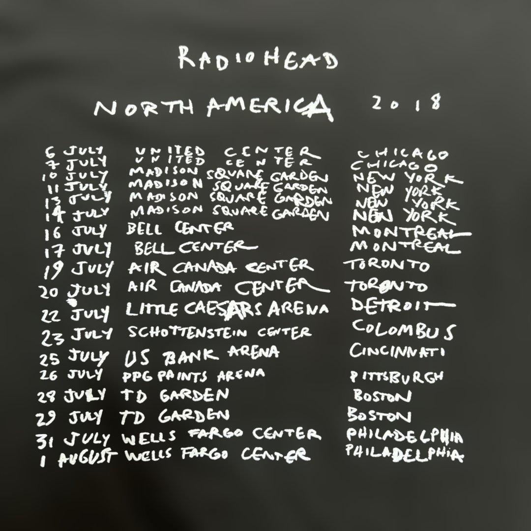 【新品未使用】RADIOHEAD 結成35周年記念Tシャツ（公式グッズ）