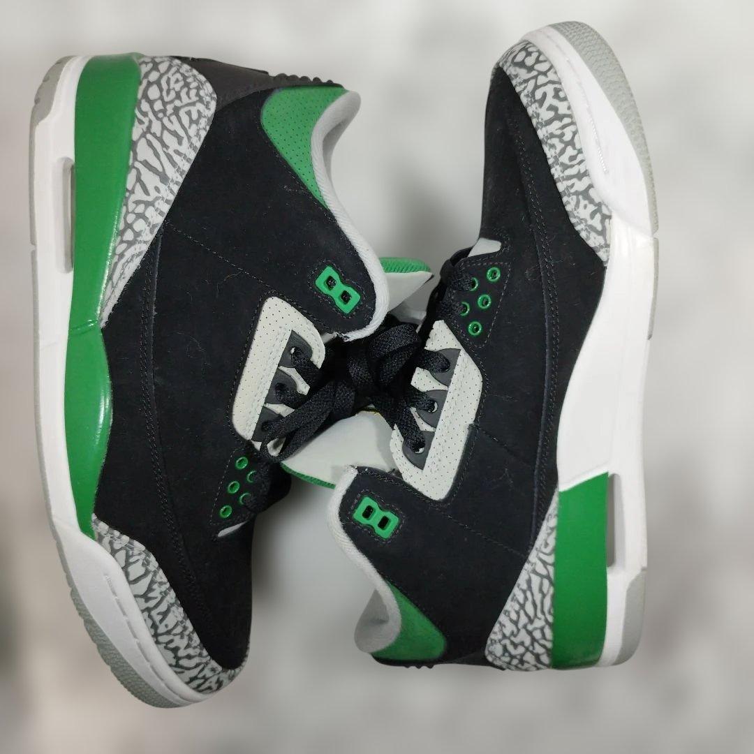 Air Jordan 3 ブラック/グリーン