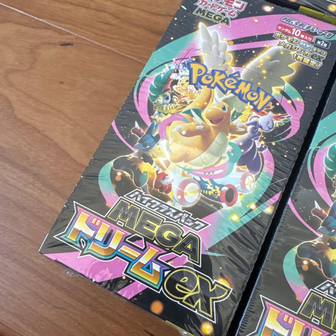 ポケモンカード⭐︎メガドリームex6BOXシュリンク付き新品未開封