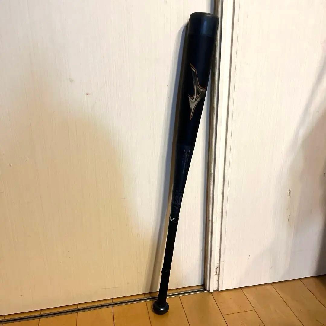 値下げ！レガシー　Mizuno 軟式バット 黒　専用ケース付き！