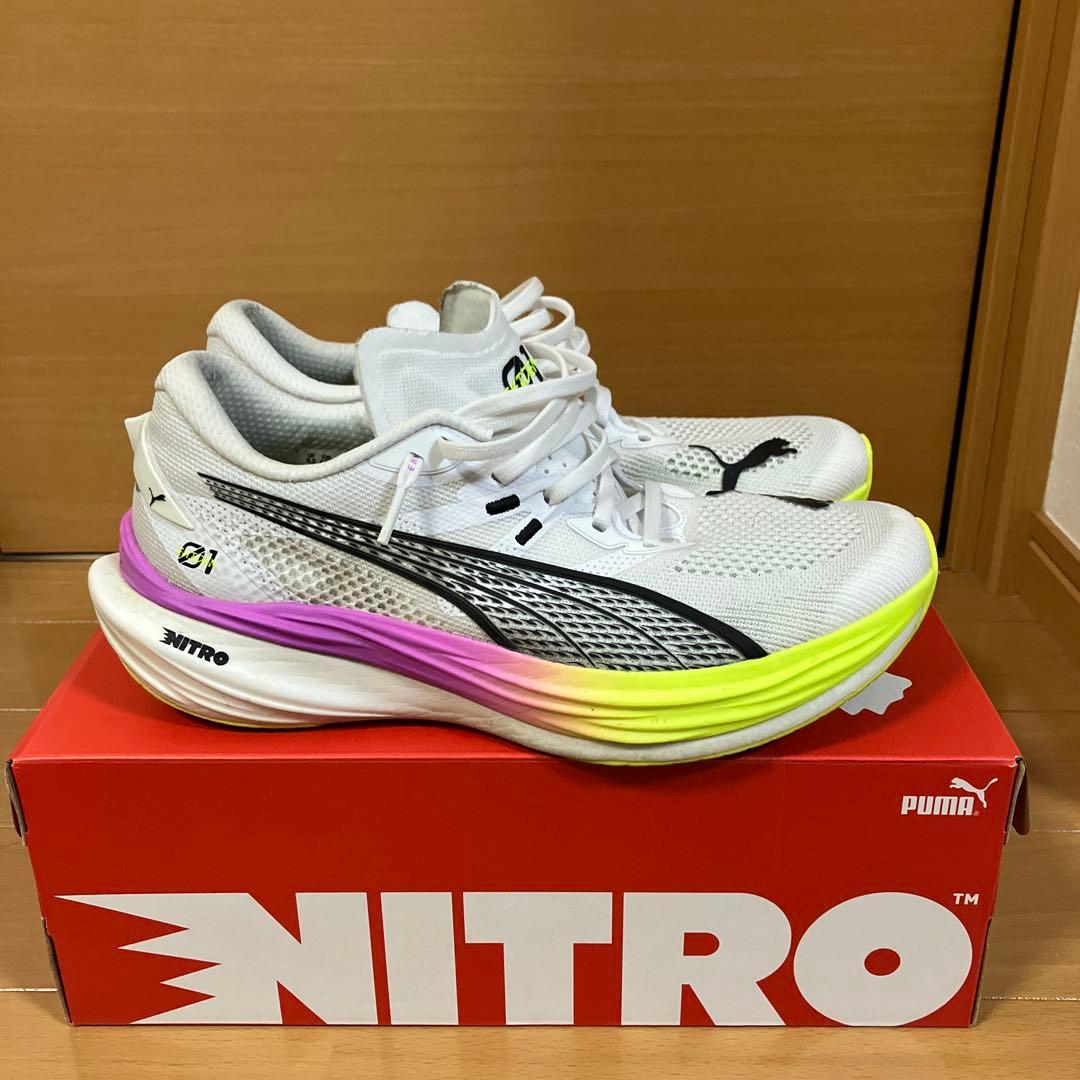 PUMA ディヴィエイトニトロ3 EKIDENGLOW 27.5cm
