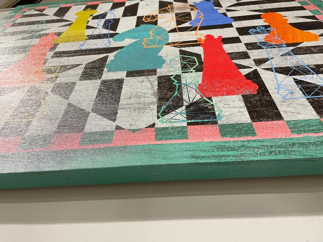 KARE カレ　チェス　モダン　グラフィックアート　絵画 キャンバスアート