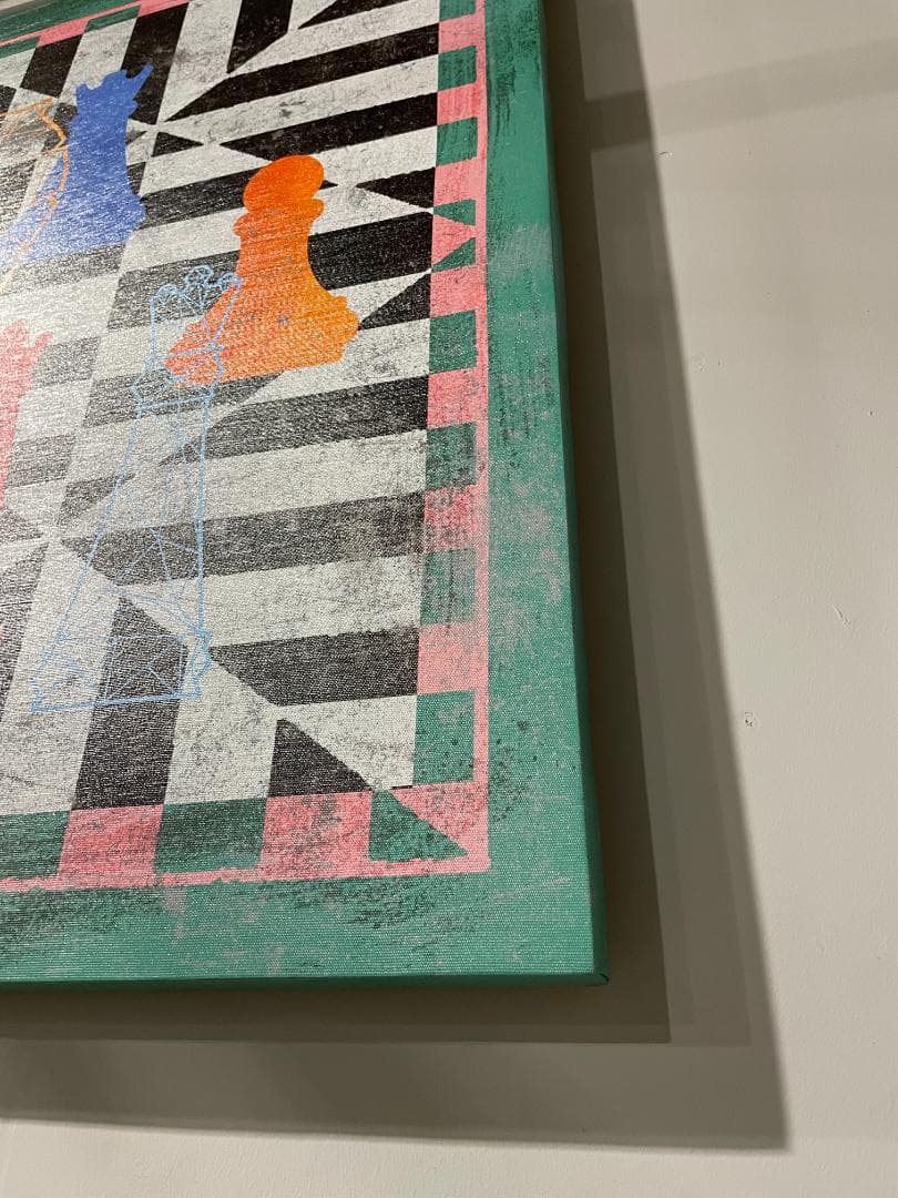 KARE カレ　チェス　モダン　グラフィックアート　絵画 キャンバスアート
