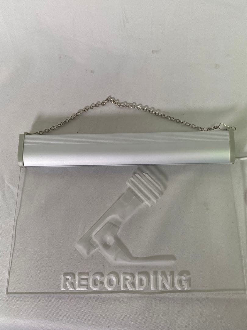 1161❣️ RECORDING レコディング　看板　LED ネオン　サイン
