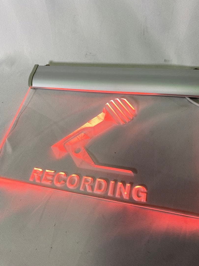 1161❣️ RECORDING レコディング　看板　LED ネオン　サイン