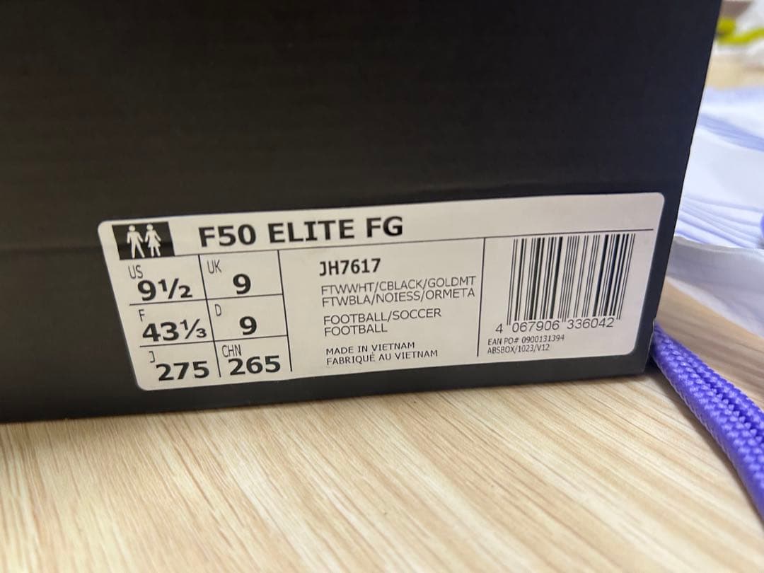 新品タグ付き　アディダス F50 エリート FG Japan