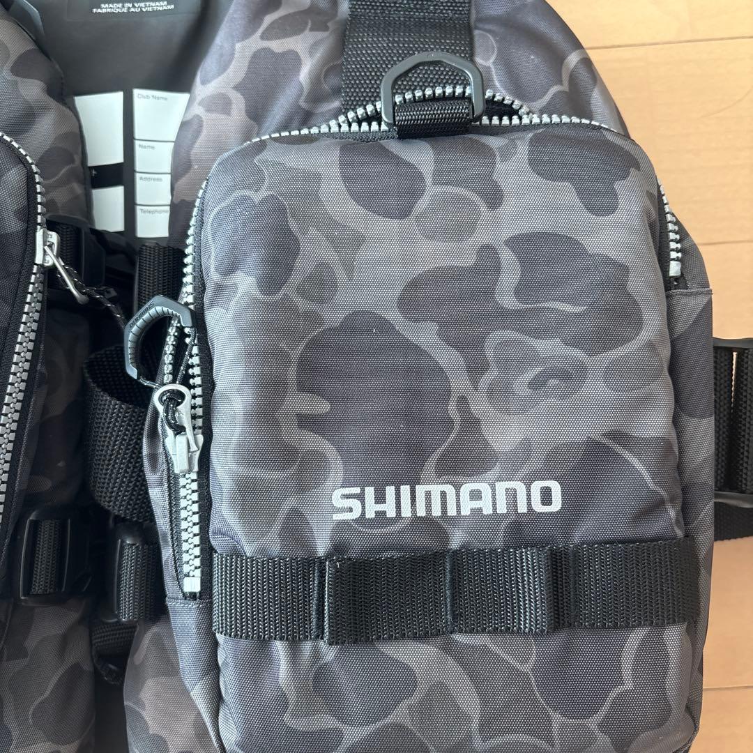 SHIMANO フィッシング用ライフジャケット カモフラージュ