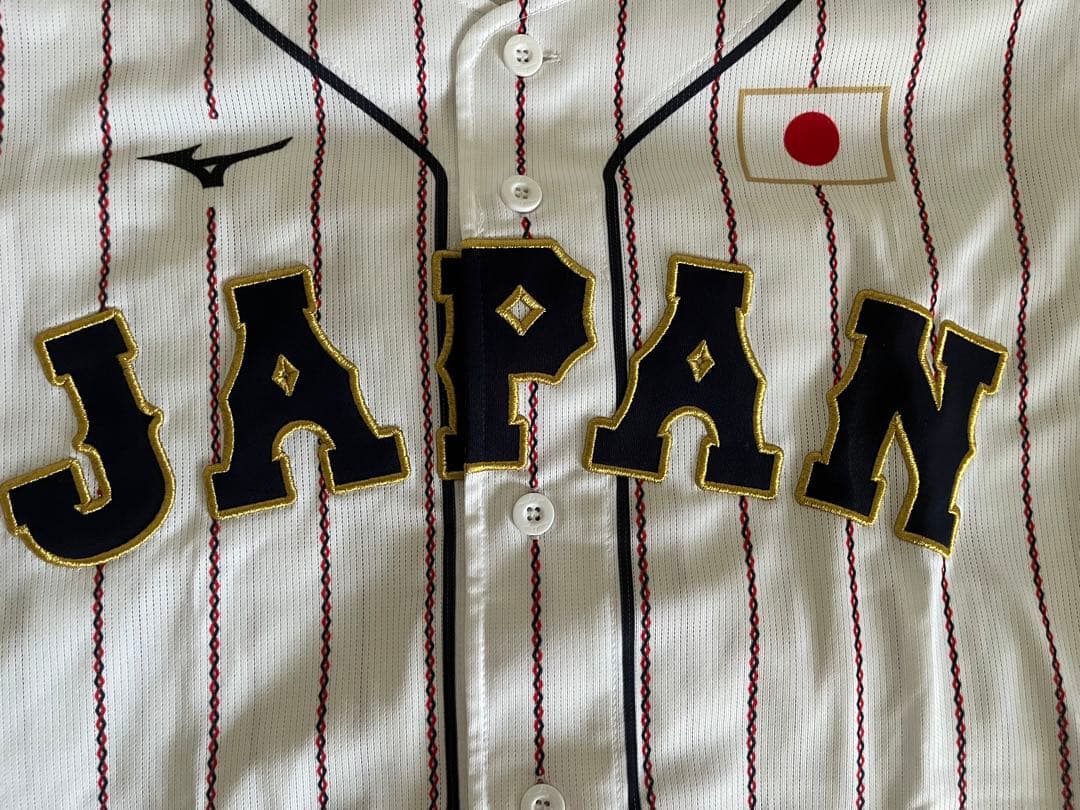 侍ジャパン　公式ユニフォーム　無地　背番号なし