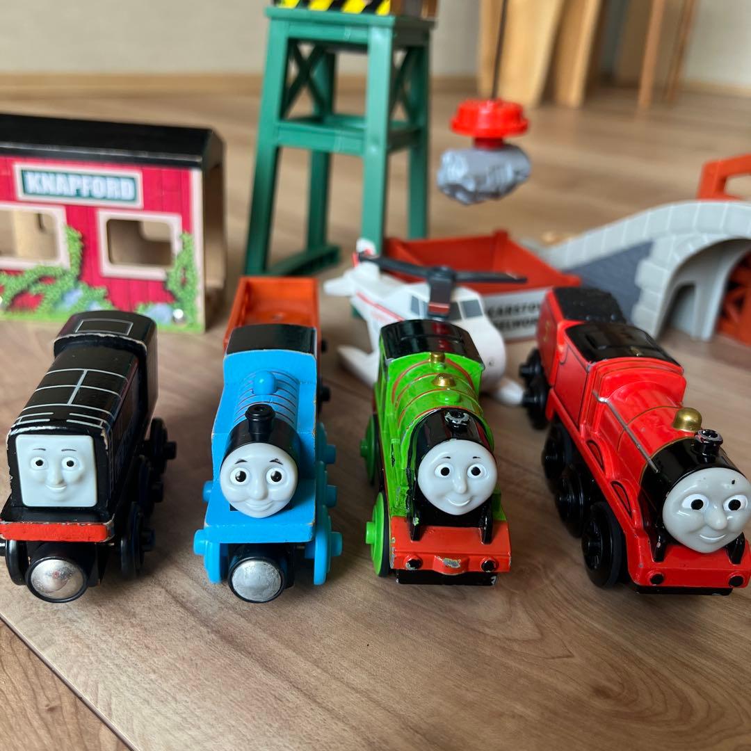 トーマス 木製 レール 玩具セット