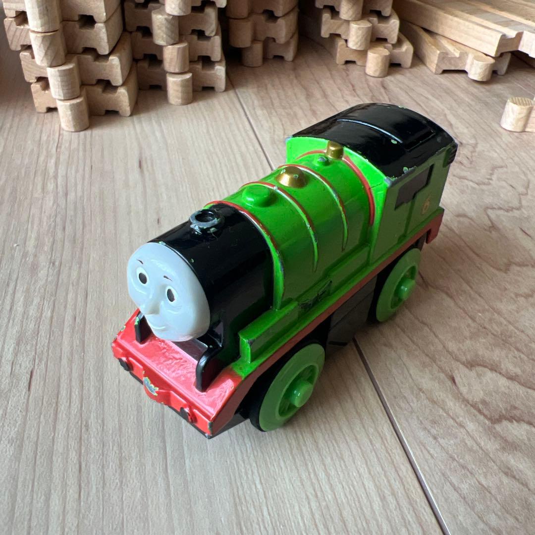 トーマス 木製 レール 玩具セット
