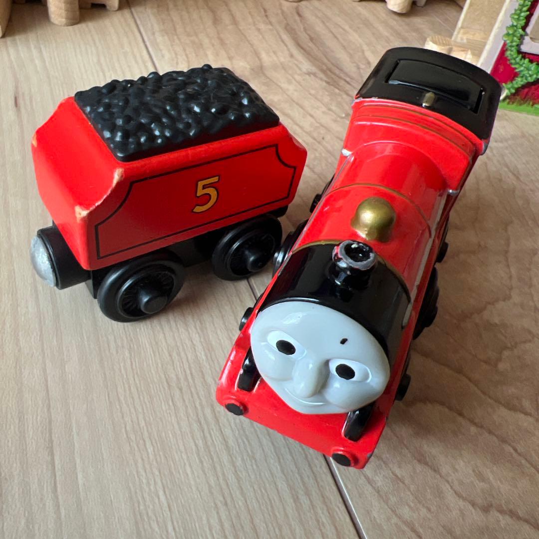 トーマス 木製 レール 玩具セット