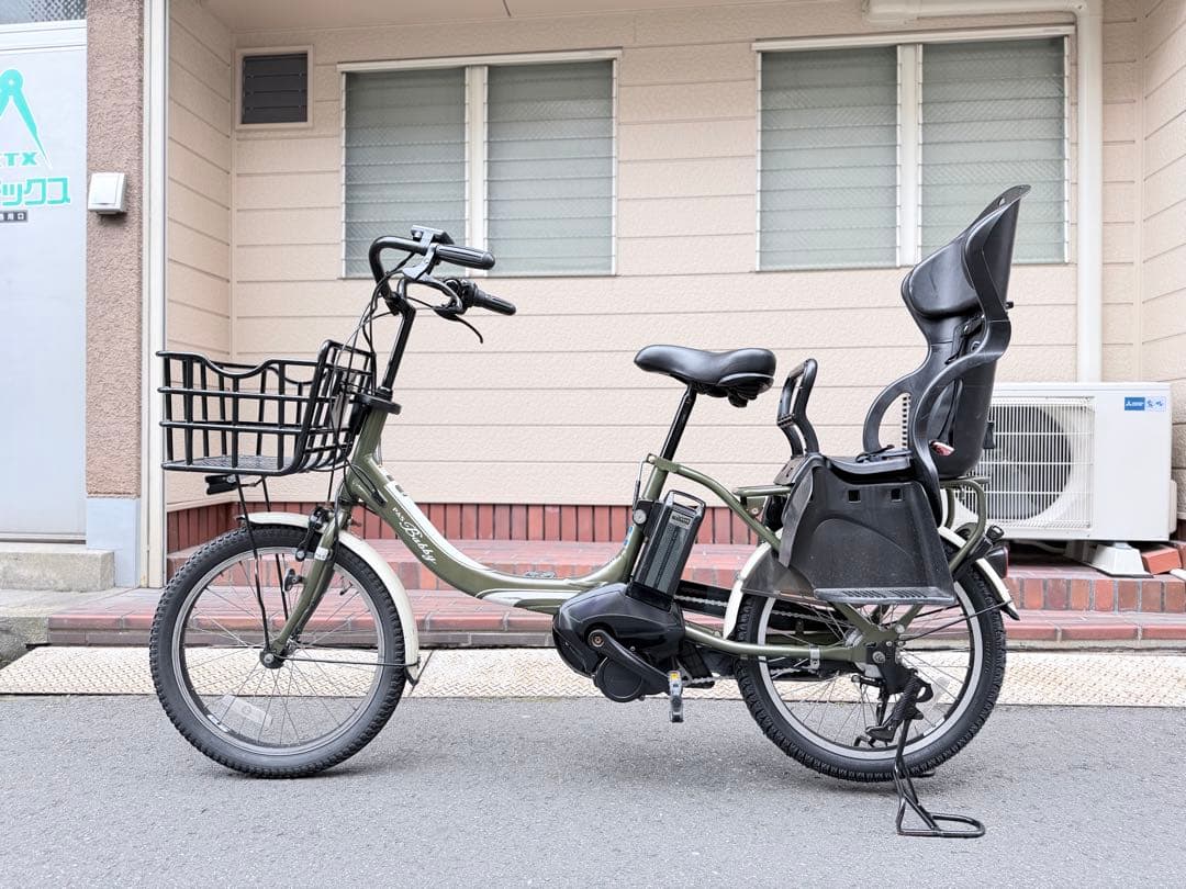 子供乗せ　ヤマハ　電動アシスト自転車　チャイルドシート付き