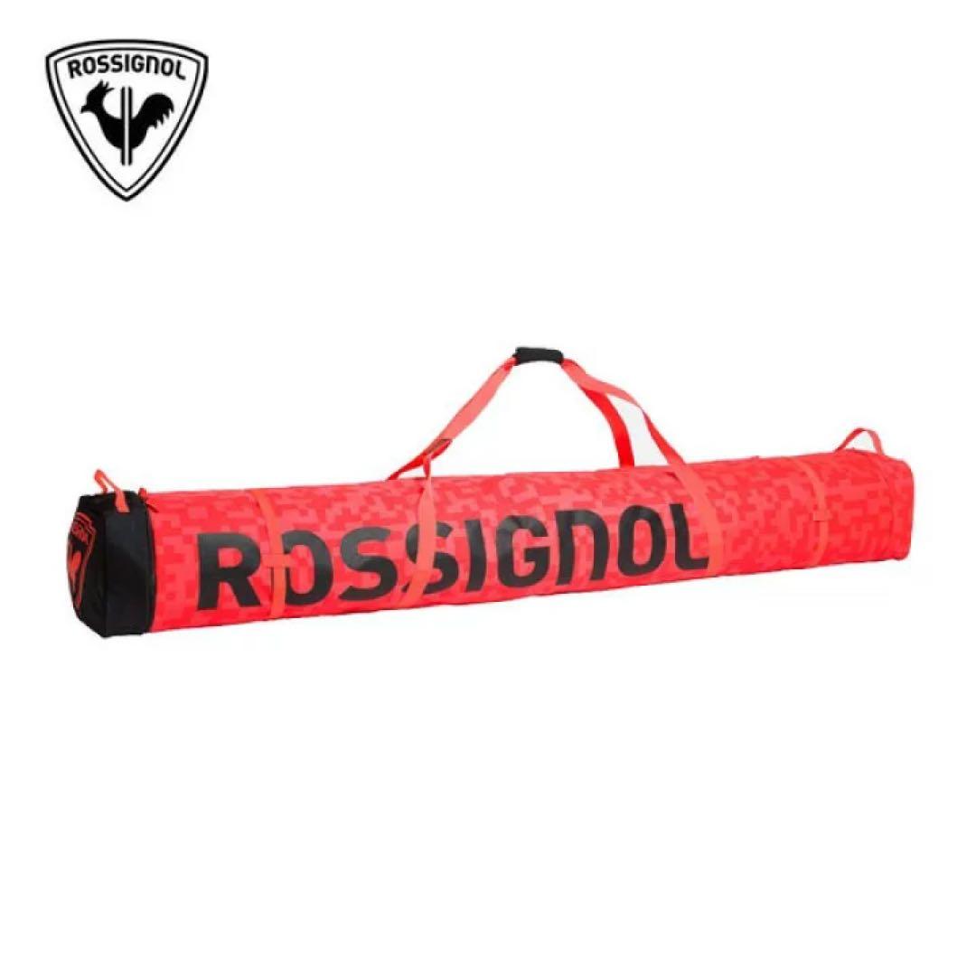 未使用【ROSSIGNOLロシニョール】スキーケース　レッド系　ロゴ　大人用