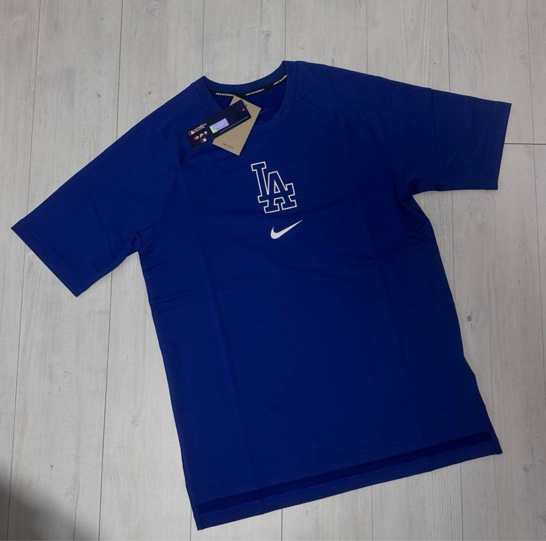 【入手困難】サイズM ドジャース 選手着用 オーセンティック ラグラン Tシャツ