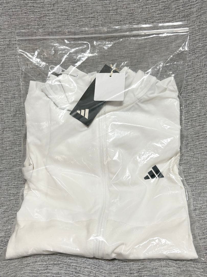 XL ☆新品 アディダスゴルフ 春夏　ファブリックミックスストレッチ フーディー