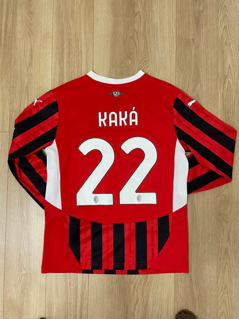 ご*ん様 ACミラン 24-25長袖ユニフォーム　サイズ M カカ(KAKA)