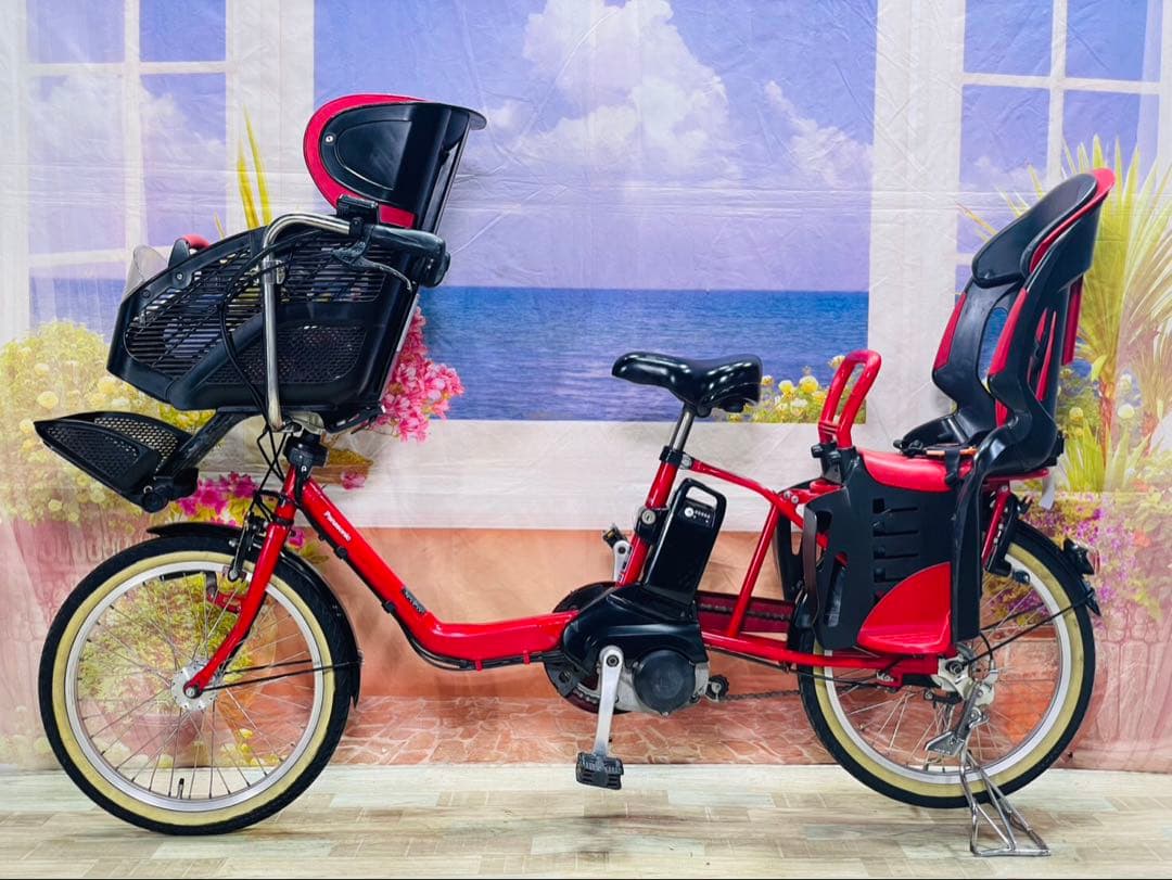 パナソニックギュット⭐️12AH！子供乗せ電動アシスト自転車Y3620