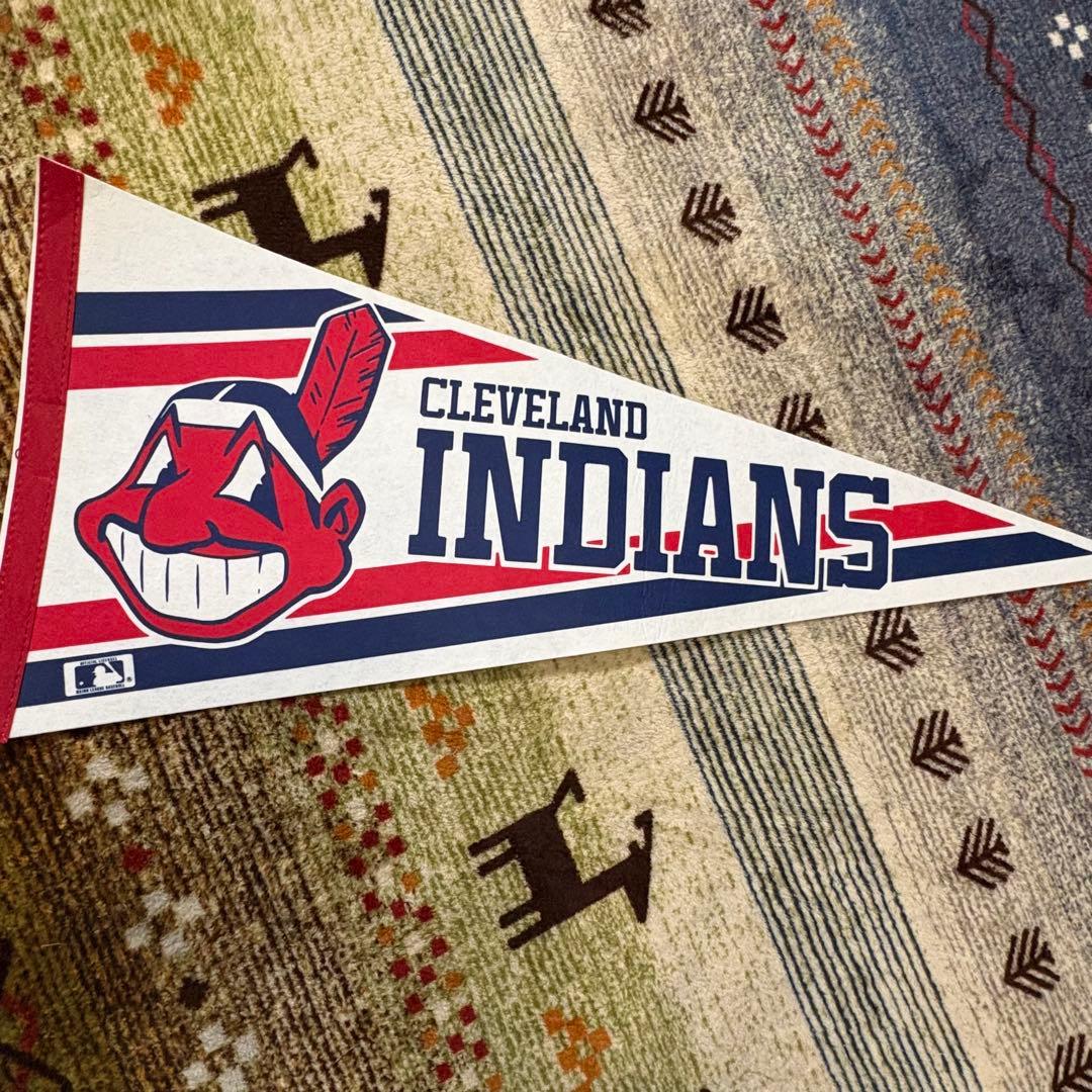 90s CLEVELAND INDIANS インディアンス ペナント